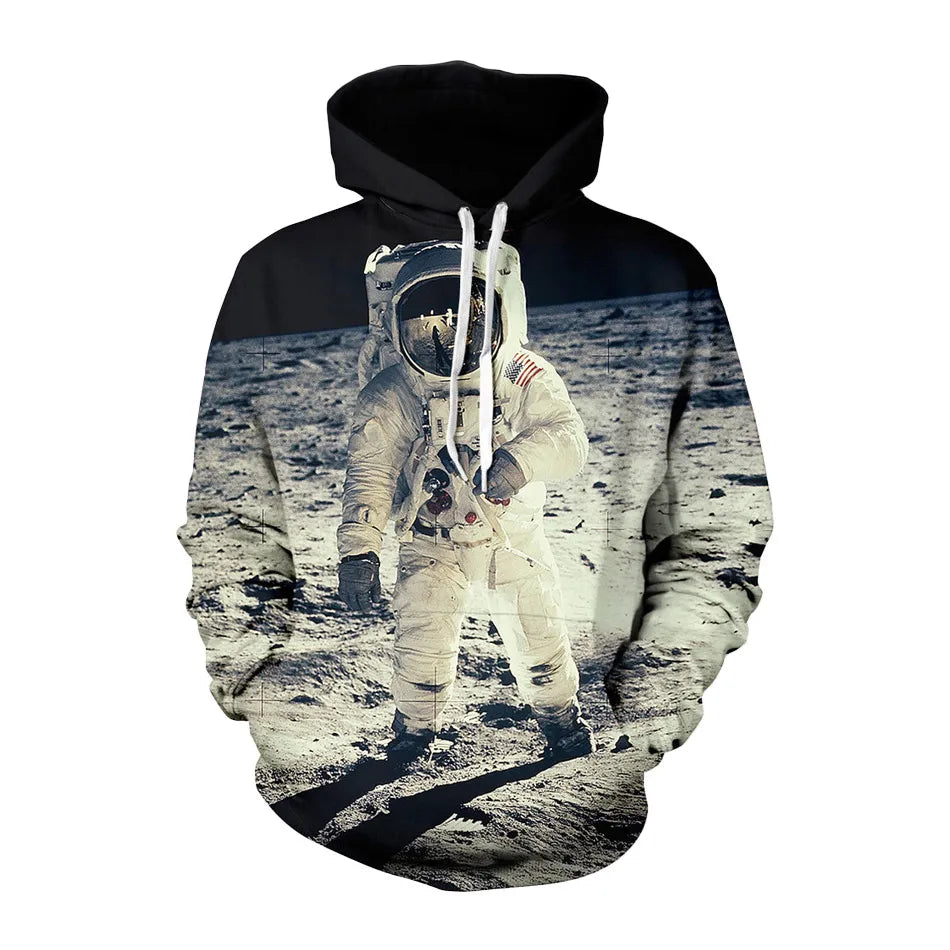 CJ 3d Printed Hoodies Men/Women Graphic Hooded Outerwear Galaxy Tops Male Fashion Autumn Winter Style Men's Clothing Sweatshirts