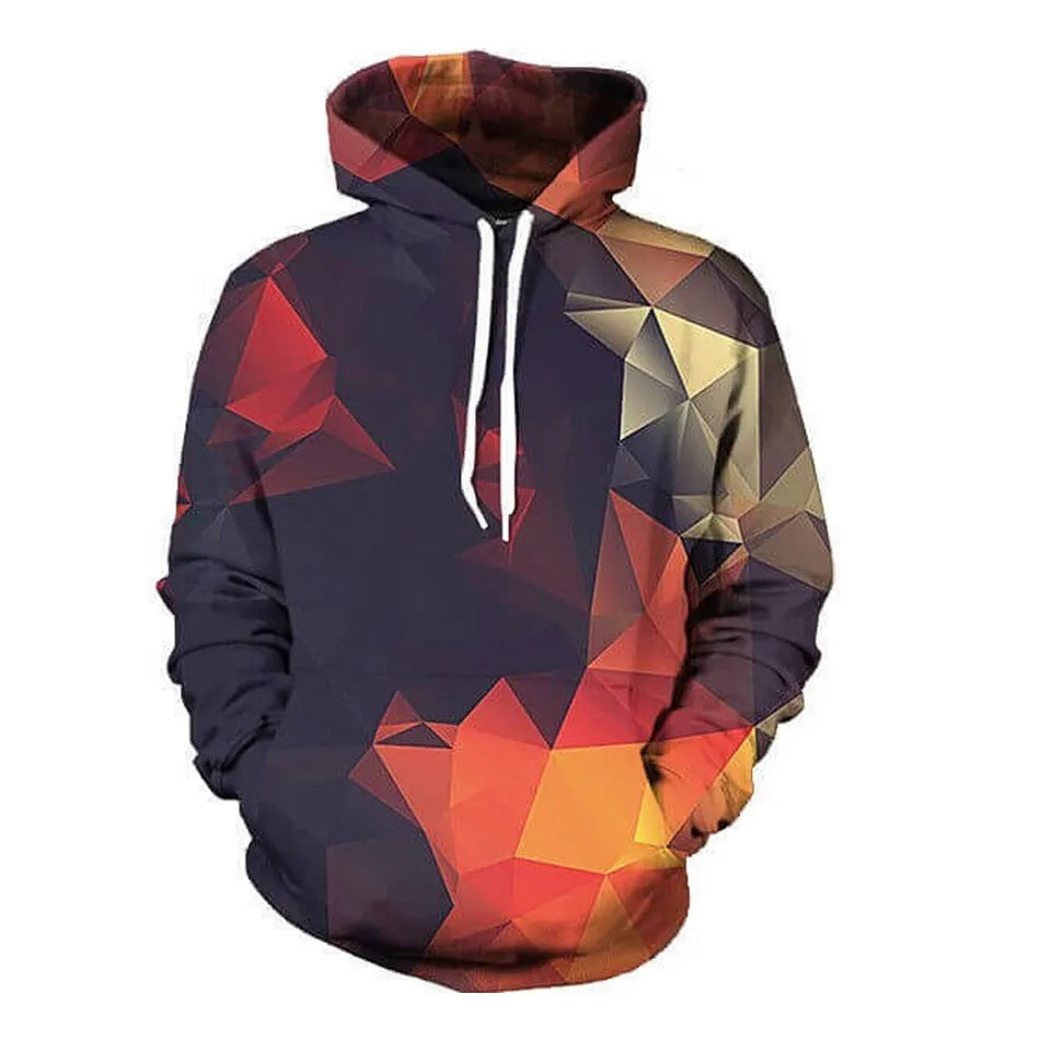 CJ 3d Printed Hoodies Men/Women Graphic Hooded Outerwear Galaxy Tops Male Fashion Autumn Winter Style Men's Clothing Sweatshirts