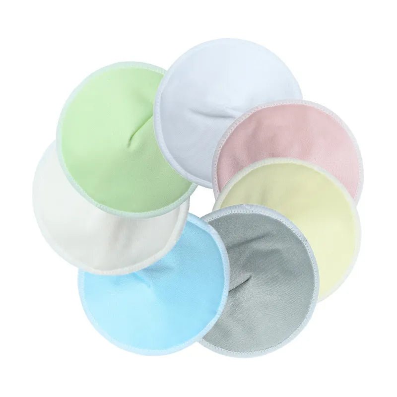 1pair=2pcs Three-Layer Fiber Ultra-Fine Waterproof Breathable Breast Pad Anti-Overflow Maternity Care Pad Baby Feeding