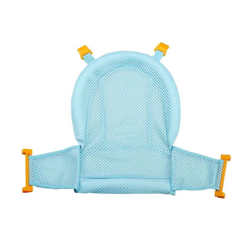 Baby Bath Seat Support Mat Foldable Baby Bath Tub Pad & Chair Newborn Bathtub Pillow Infant Anti-Slip Soft Comfort Body Cushion