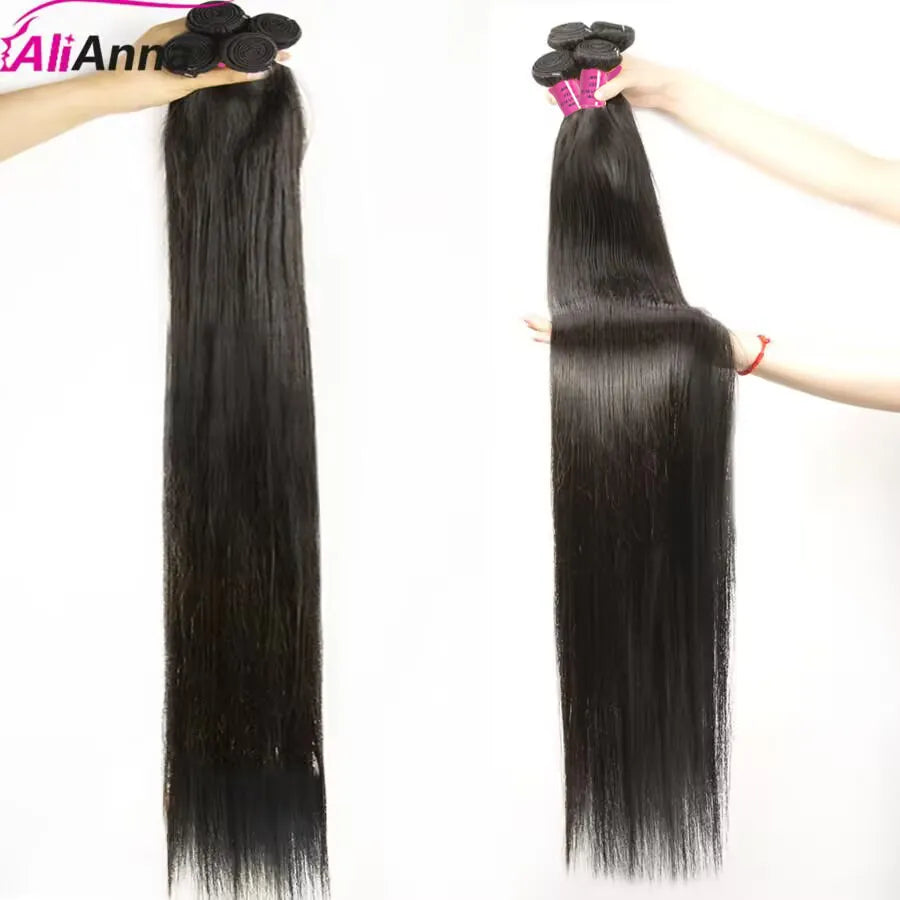 Human Hair Bundles Brazilian Hair Weave Bundles Straight Human Hair Extensions